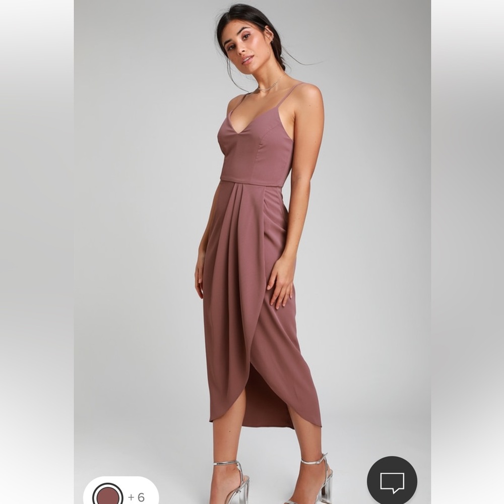 Plum color high-low dress from Lulu’s size small, lightly worn